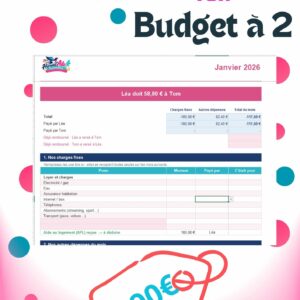 Notre budget à deux